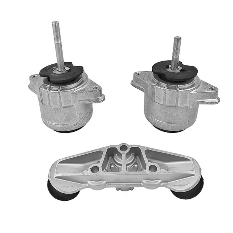 Para Porsche Panamera 2010-2016 Kit de soporte de brazo superior de transmisión-soportes de motor 3 piezas (94837505712, 94837505811, 97037511801)