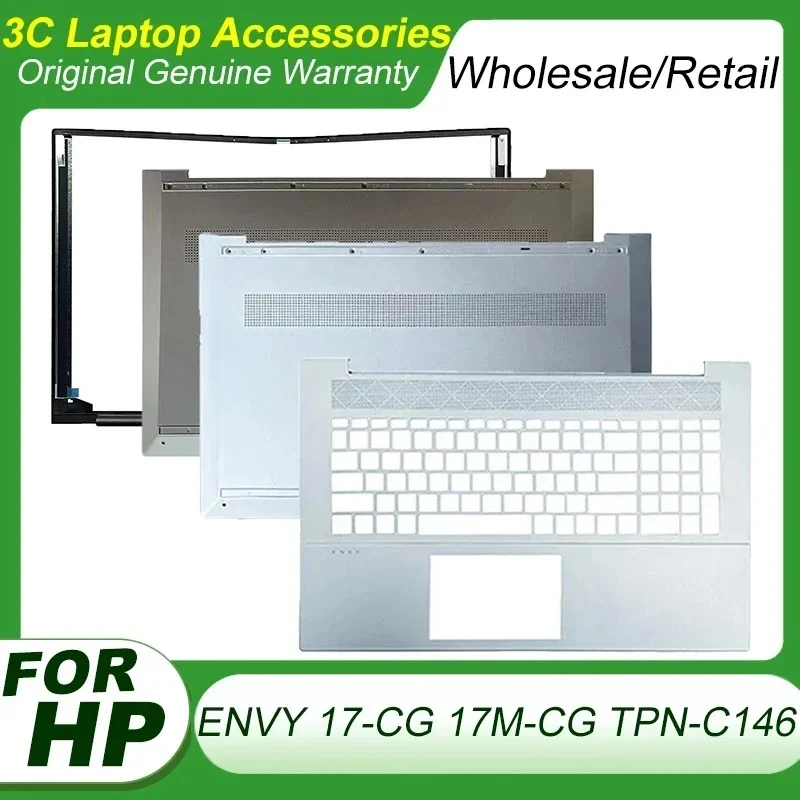 

New for HP ENVY 17-CG 17M-CG TPN-C146 Laptop Palmrest Upper Top Housing Cover Bottom Base Case L87946-001 L87948-001 L84949-001