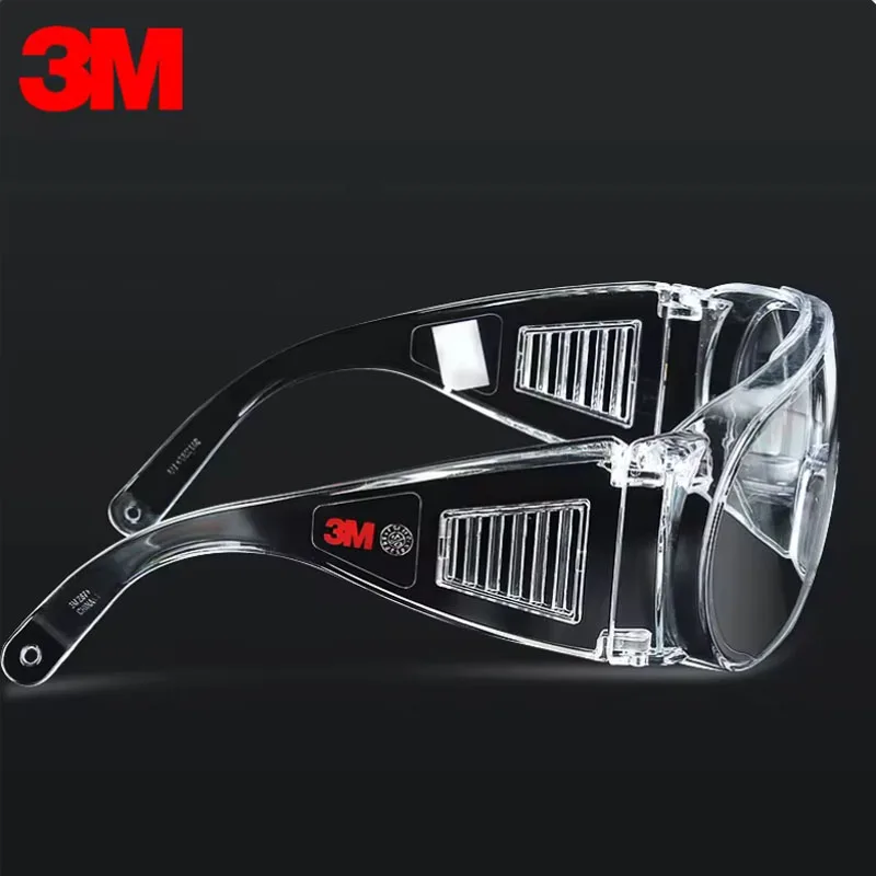 3M 1611HC Protective Glasses Genuine Security Safety Glasses Anti-Shock Anti-Scratch Flat Light Goggles