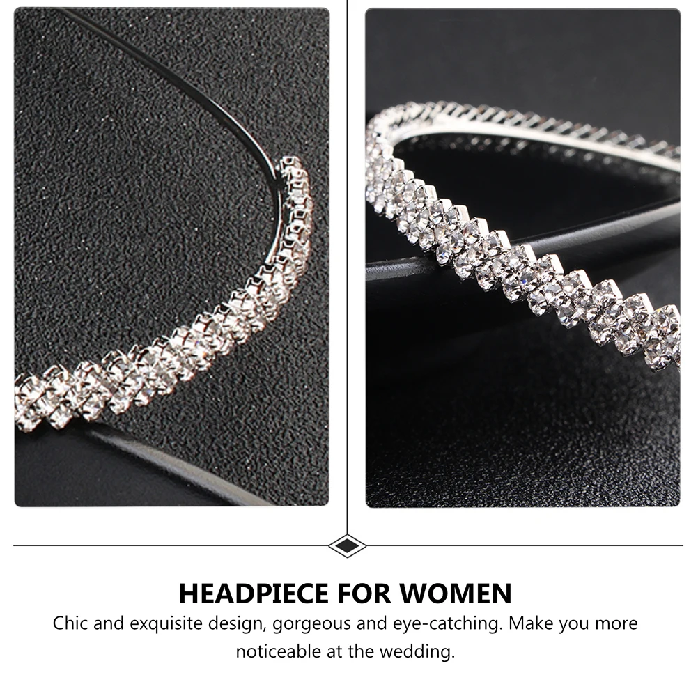 

Rhinestone Headb Women Women Headdress Rhinestone B Lightweight Durable Hair B Wedding Party Accessories Hair Tool