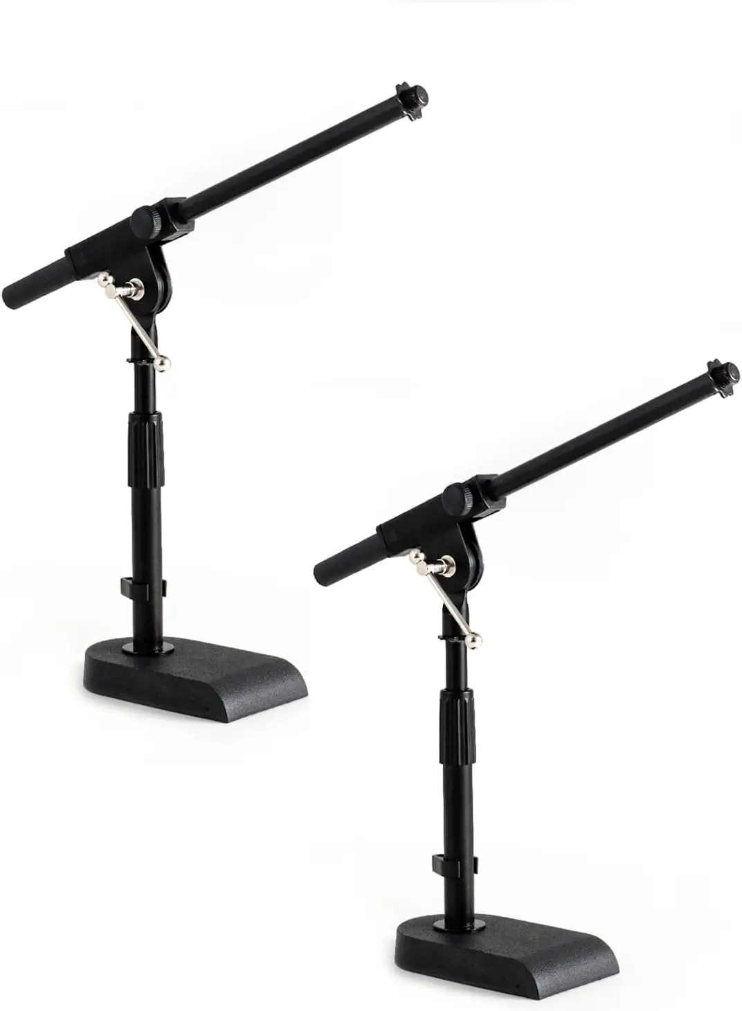 

Регулируемая низкопрофильная подставка для микрофона, комплект из 2 штук для малого барабана/точка и столешницы с зажимом для кабеля