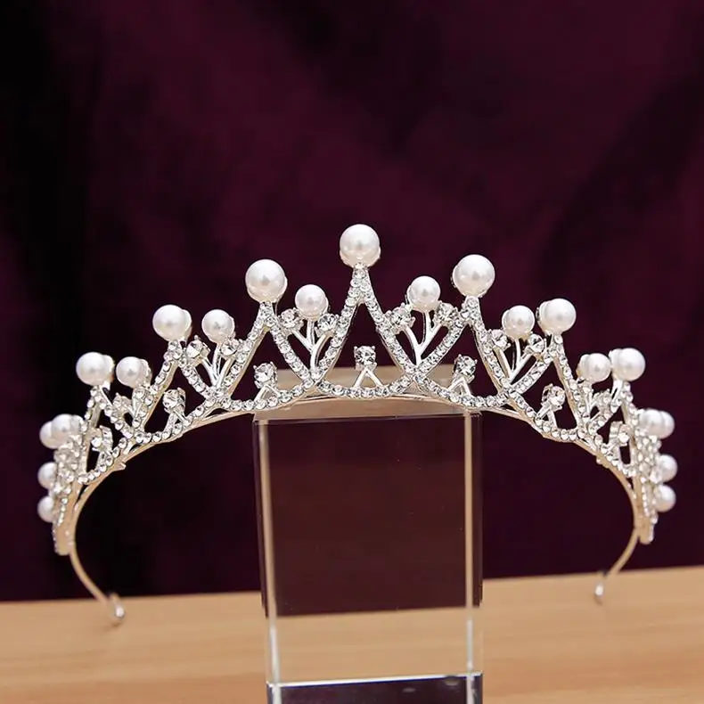 CC Vintage Crown Women Accessories Wedding Headbands Engagement Hair Ornaments Star Shape Tiaras Crystal Coronets Party HS92