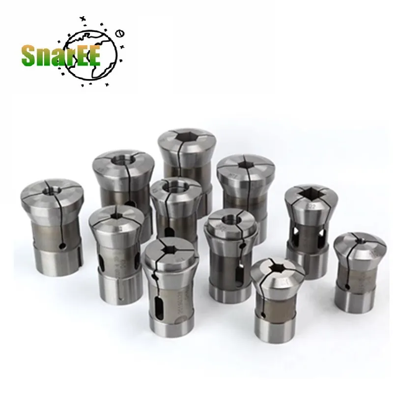 46 Type Collet Hexagon / Hex Hole 5-40mm High Precision CNC Lathe Chuck Collet Spring Steel CNC Machine Tool Fixture Accessories