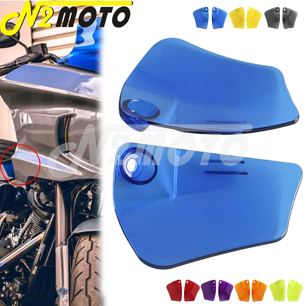 

Side Fairing Windshield Air Deflector Anti Scratch UV Resistant Air Flow Guide For Harley Softail Low Rider ST 2022+ Multi Color