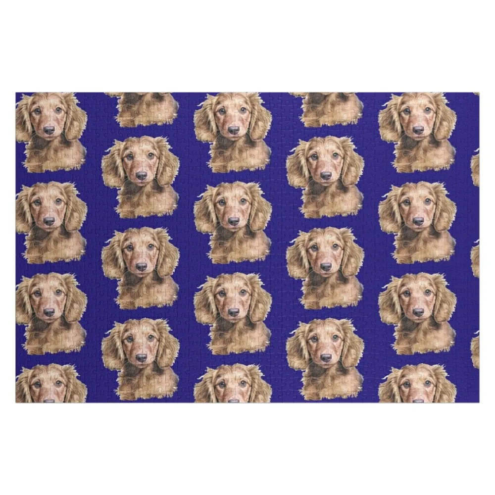 

Очаровательный дизайн для любителей собак: деревянный пазл-головоломка с индивидуальной гравировкой имени, произведение искусства, персонализированный подарок.