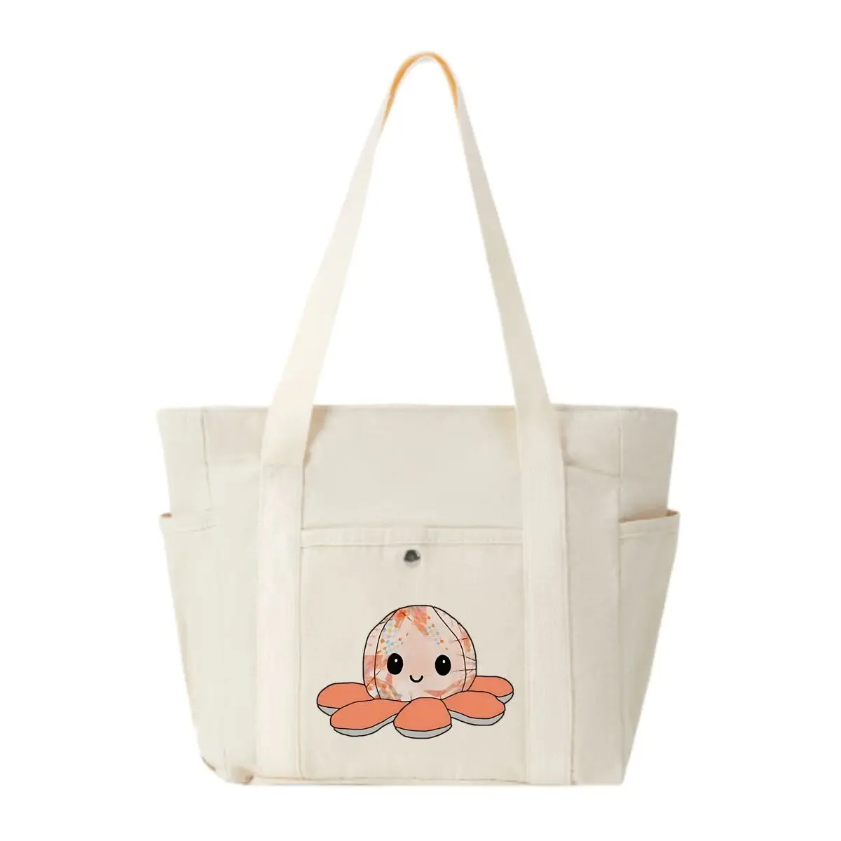 

Cute Octopus adorable character art Shoulder Bag with Multiple Pockets for Weekend Street Wear