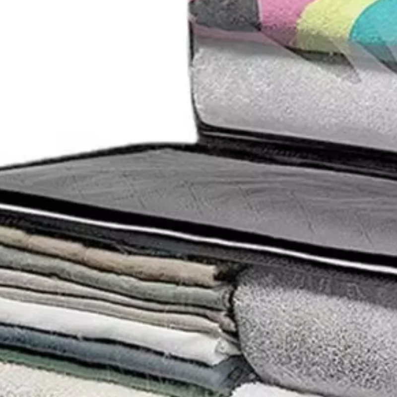 

Large Storage Bags Oxford Cloth Storage Bins with Lids Foldable Closet Organizers with Handles for Clothing Bed Sheets Pillows
