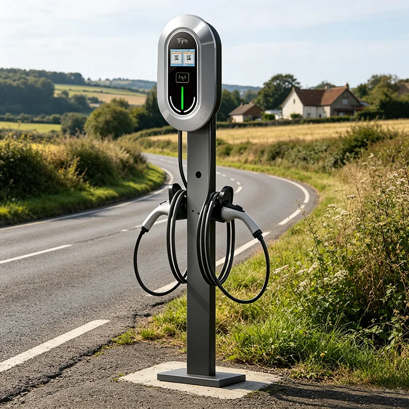 350kW Public DC Fast Charger, CCS2 HPC Charging Station with Intelligent OCPP Control