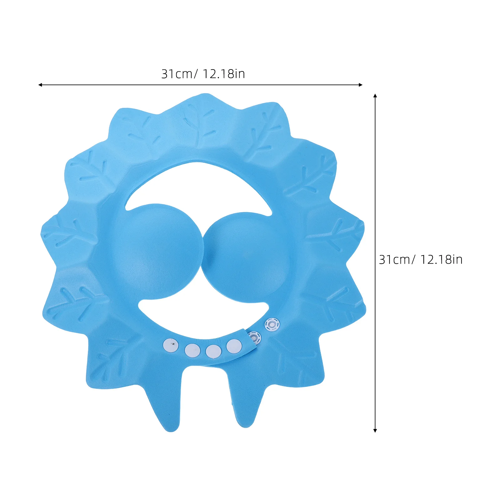 قبعة استحمام للأطفال قابلة لإعادة الاستخدام، قبعة غسيل مقاومة للماء للأطفال، سهلة التنظيف ومتينة، ملحق استحمام للأولاد والبنات