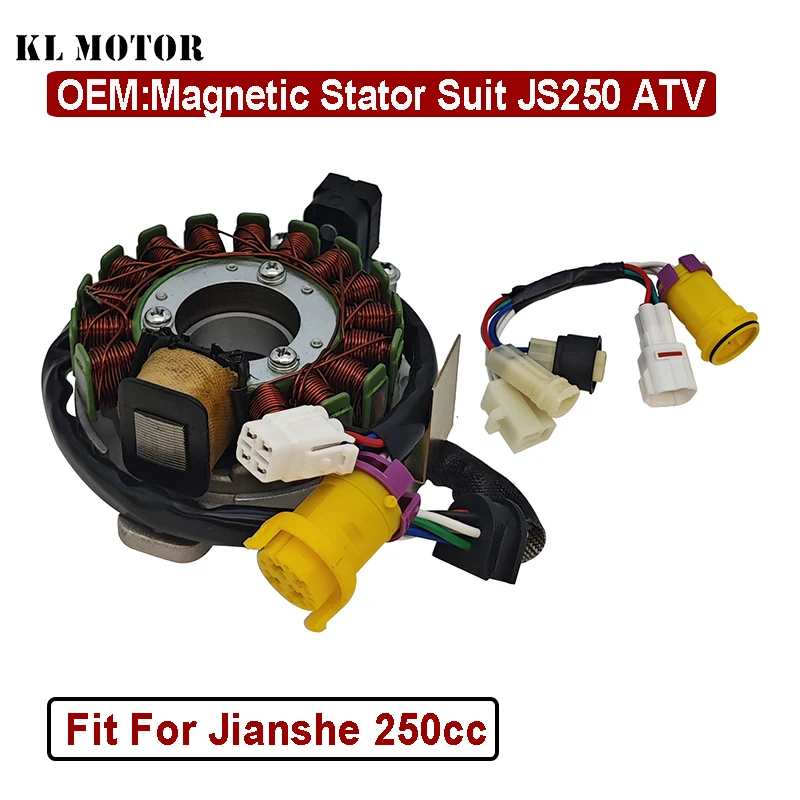 

250 JS250 Stator Magneto 16 Coils For Jianshe 250cc JS250 250 Loncin Bashan 250CC ATV Quad Parts