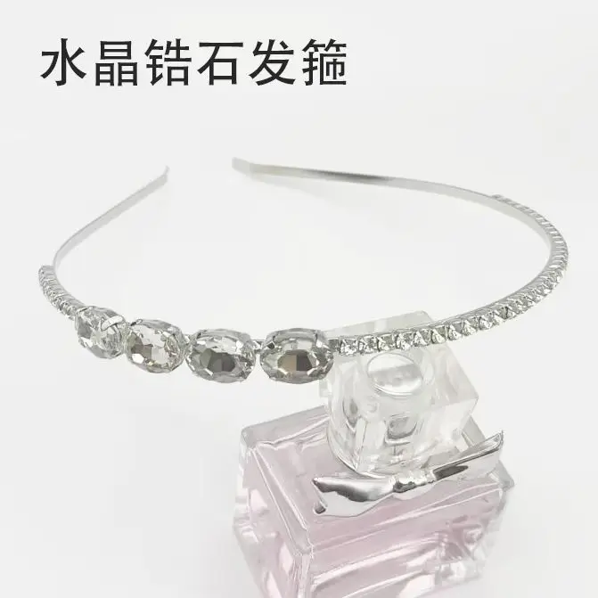 

Zirconia crystal hairband hair accessory, new Korean style, temperament super fairy versatile hair clip, shiny headband, fashion