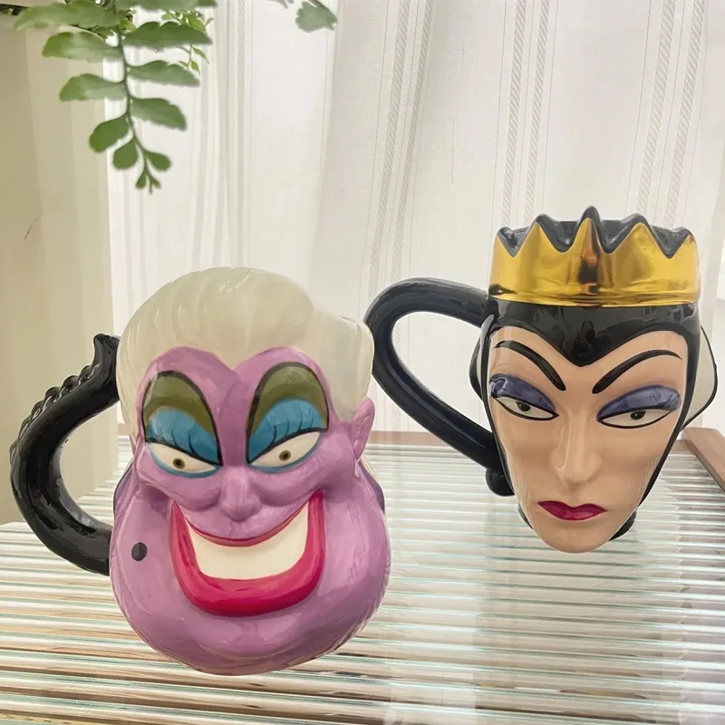 Disney Anime The Little Mermaid Villain Ursula Action Figure Toys tazza di ceramica divertente creativo Ursula Cup regali per bambini ragazze