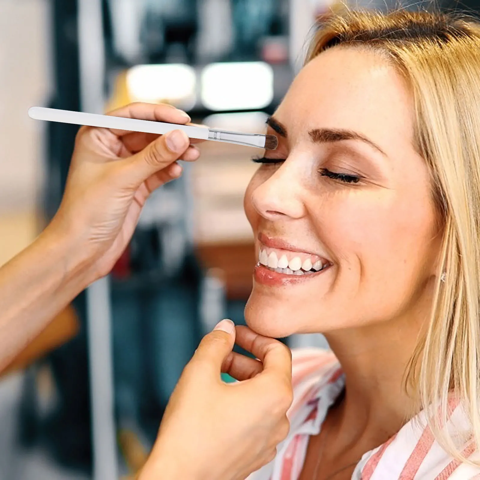 7-delige oogschaduwborstelset Oogborstels Make-up gereedschap Draagbare mengborstelset Make-up cosmetica Cosmetica