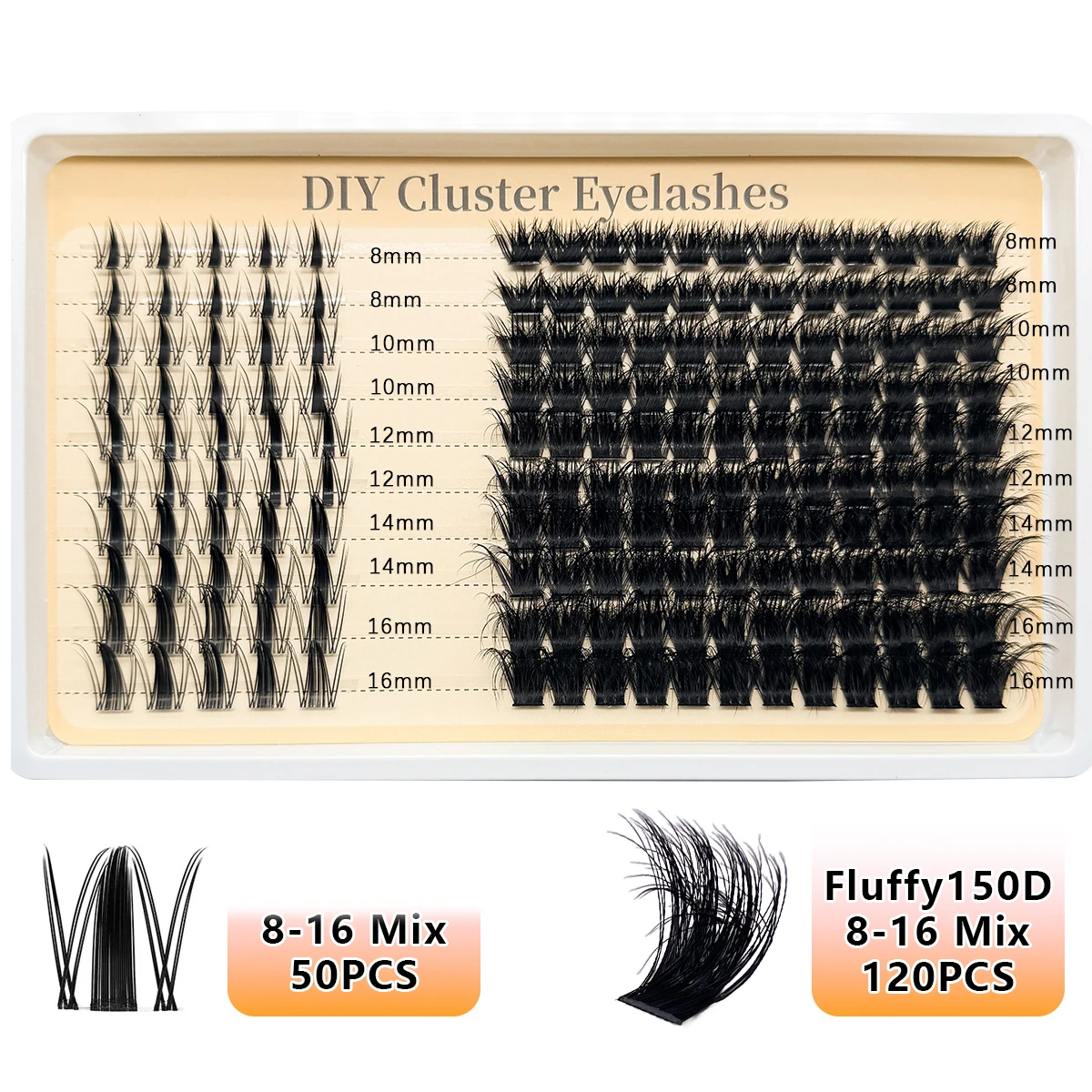 HBZGTLAD Eyelash group with spiky anime group eyelash extension doll spiky eyelash group Fluffy200D-60D manga eyelash extension