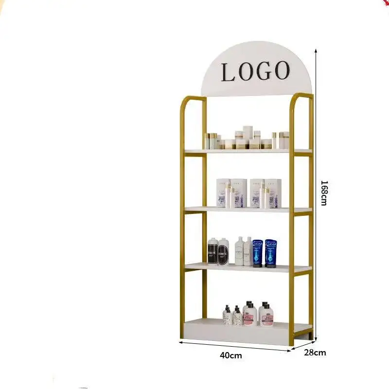 Custom.Luxury حامل عرض مستحضرات التجميل، خزانة عرض ماكياج مستحضرات التجميل، عرض متجر مستحضرات التجميل