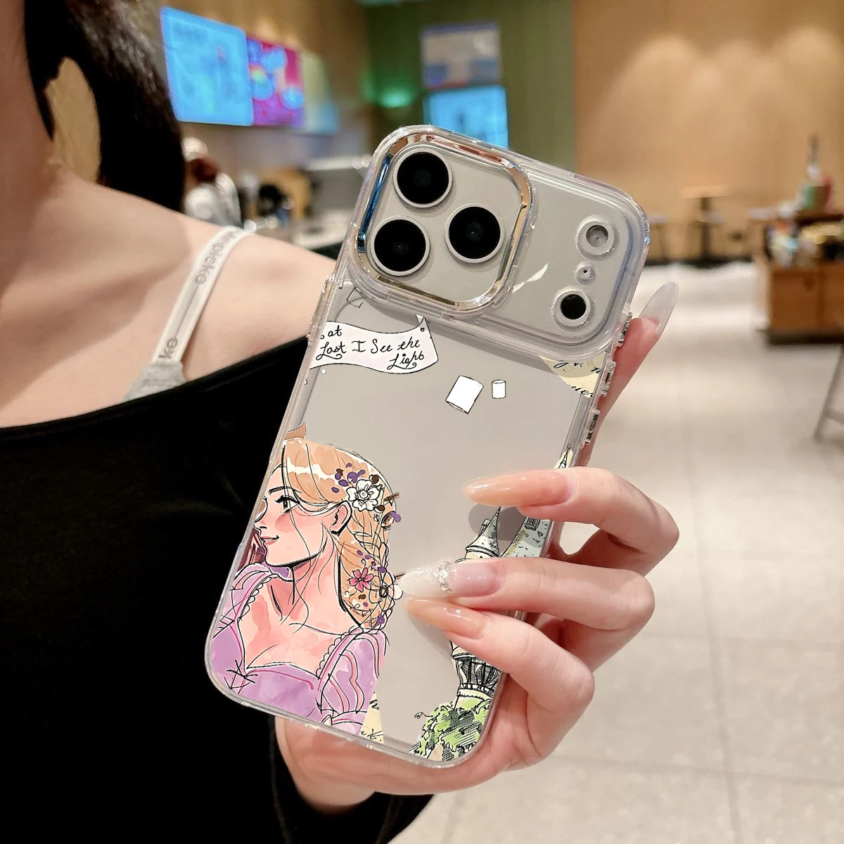 Cartoon Princes Phone Case for Samsung Galaxy S26 S25 S24 S23 S22 S21 S20 Note20 FE Ultra Edge Plus 4G 5G Transparent Soft Cover
