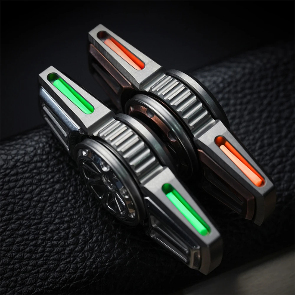 CHIMAGO EDC Reverse Flash Zwei-Blatt Fidget Spinner Stress Relief Spielzeug Original Designs Gyro Fidget Spielzeug Erwachsene Metall