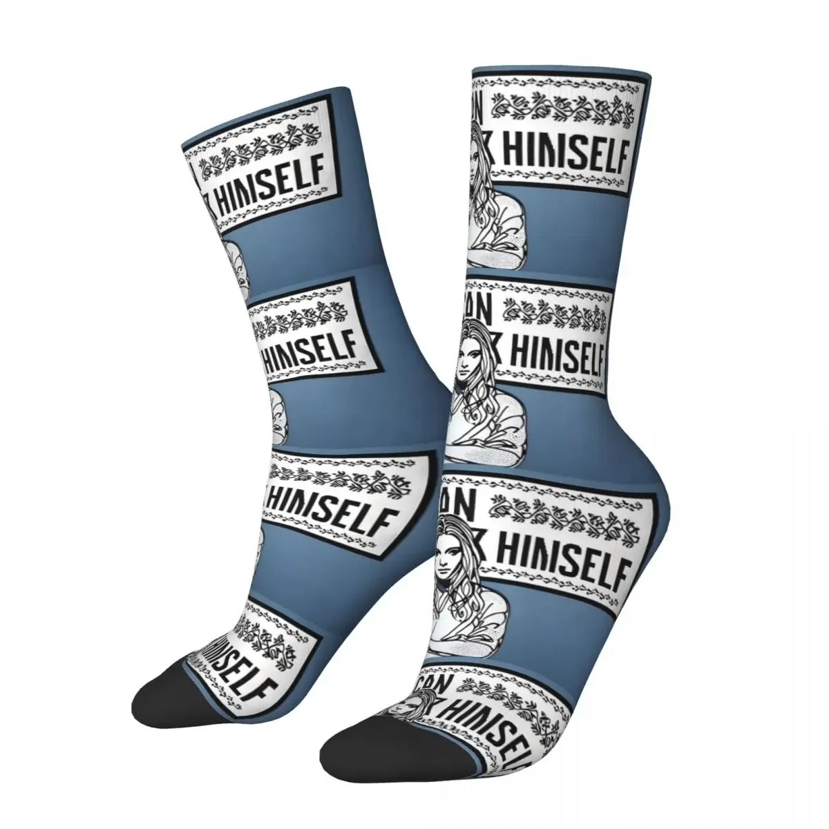 جوارب Kevin Can Socks Harajuku الممتصة للعرق، جوارب طويلة لجميع المواسم، هدية عيد ميلاد للجنسين