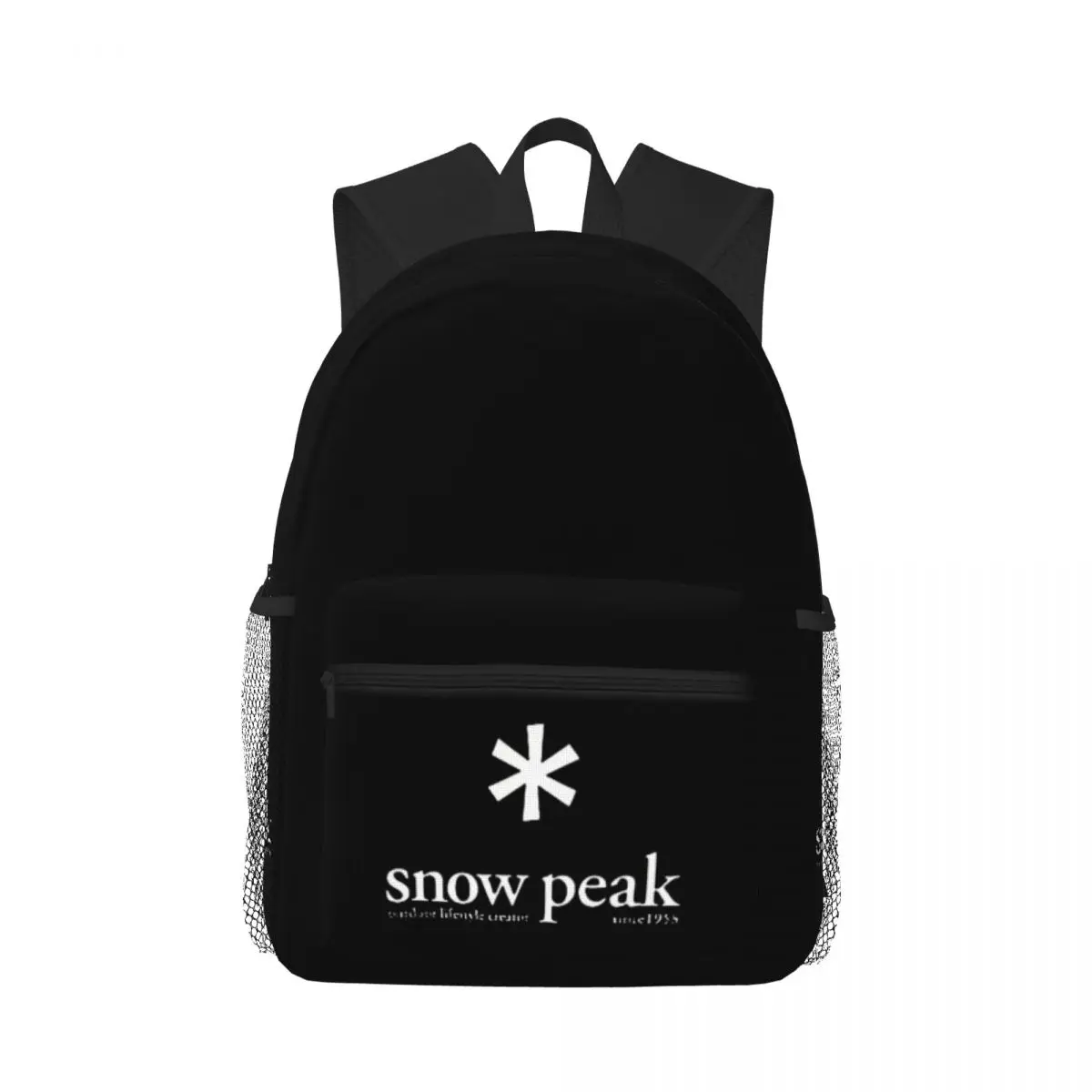 Mochila Snow Peaks, mochila escolar para estudiantes para hombres y mujeres, bolsas de lona para ordenador portátil de 16 pulgadas