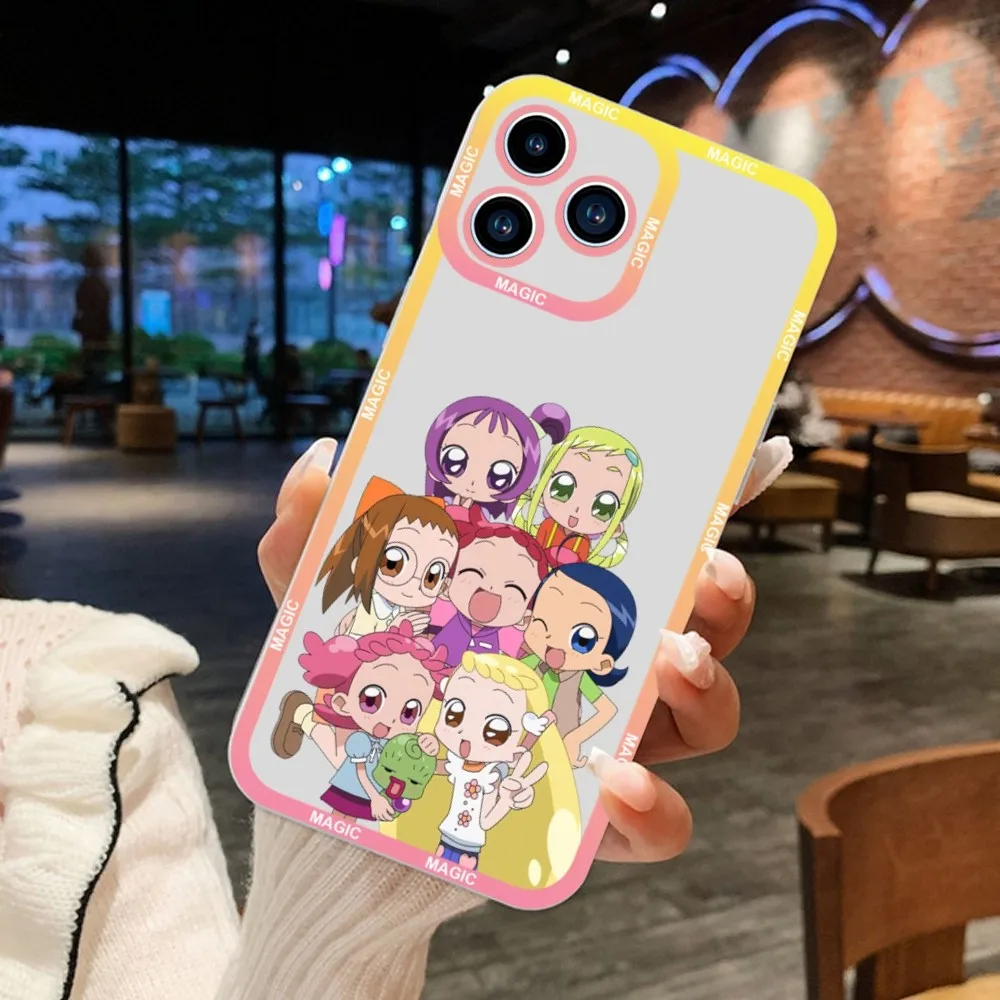 Bilibili Anime Magical DoReMi Phone Case For iPhone 11 12 Mini 13 14 15Pro Max Transparent Shell