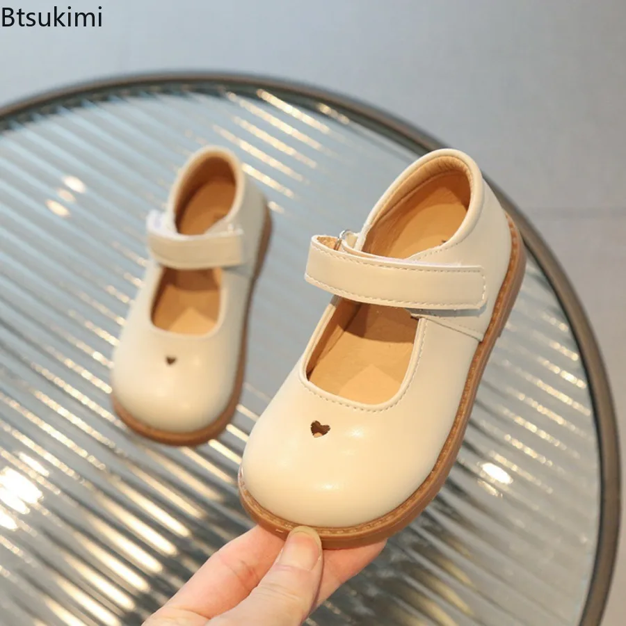 2026 New Girl Leather Shoes Spring Autumn Fashion Cute Children's Super Soft Comfortable Princess Shoes Anti Slip Skin Friendly