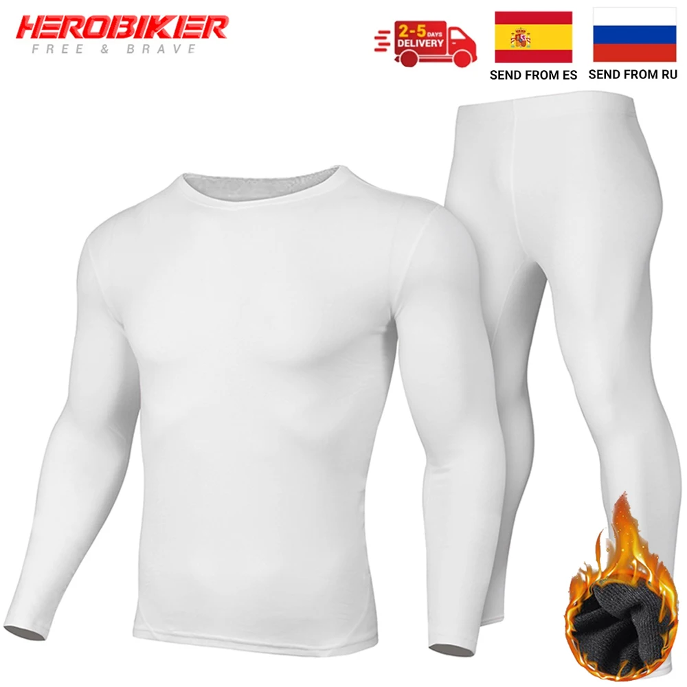 

Thermal Underwear For Men Winter Fleece Lined Thermal Shirt Male Skiing First Thermal Layer Man Thermal Underwear Blouse Warm