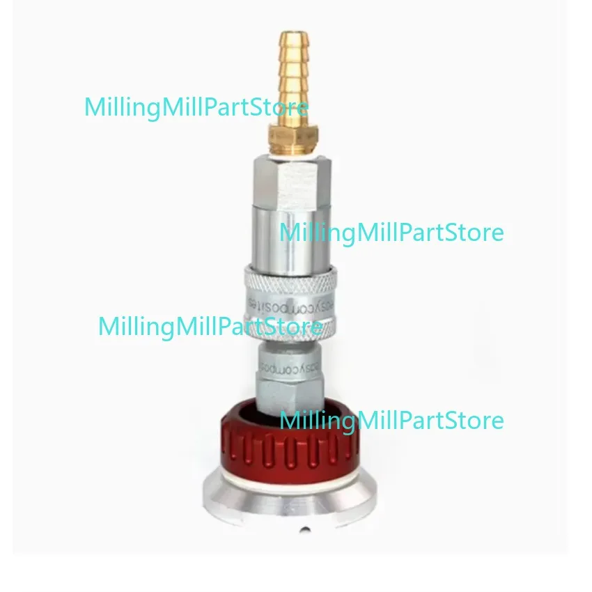 Self Sealing Metal Vacuum Valve Nozzle Reusable Vacuum Bag Connector for Prepreg Vacuum Process Carbon Fiber Resin Infusion