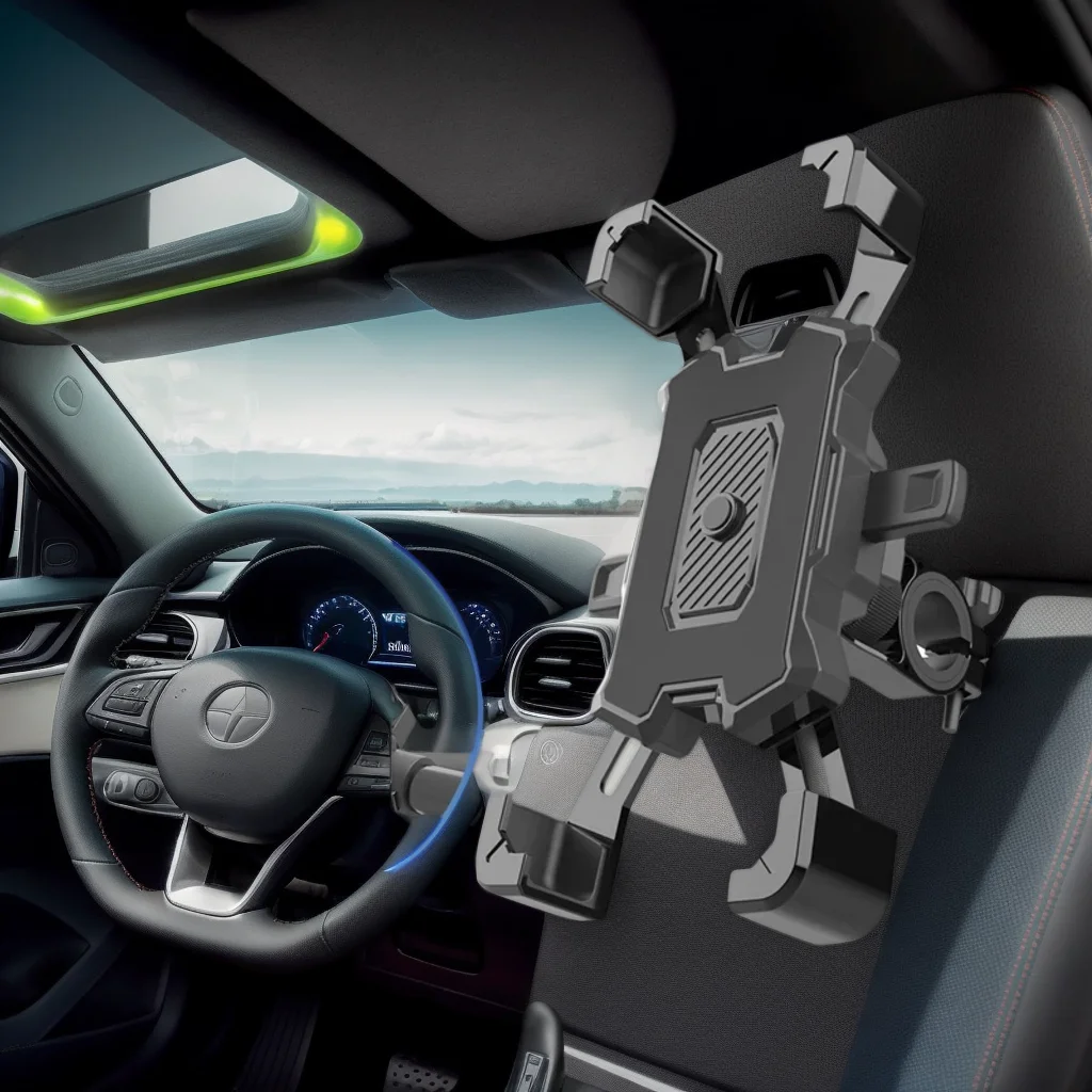 

Upgraded Universal Bicycle/Motorcycle Phone Holder - Navigation Bracket for iPhone & Samsung