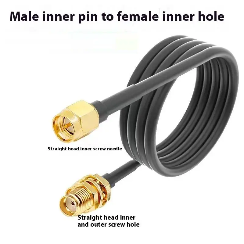 Hot Sale 1 Piece 5m RF Extend Cable Converter Cord Copper Feeder Wire SMA To SMA Connector RG174 Router Antenna Extention Cable