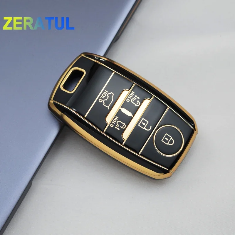 Für KIA Sedona 2020 Sorento Grand Carnival 2015 2016 2017 2018 2019 5 Taste Shell Fob Halter Smart Remote TPU Auto schlüssel Fall Abdeckung
