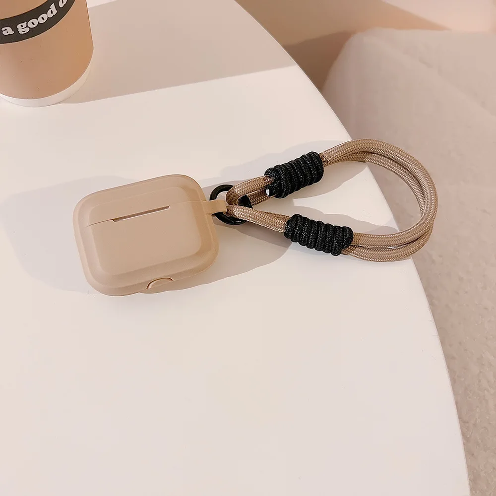 Dopamine lanyard Earphone Case for Airpod Cases Air Apple Pro 3 for 2 3rd Pods Transparent Earphone Cute Cover TPU Coque