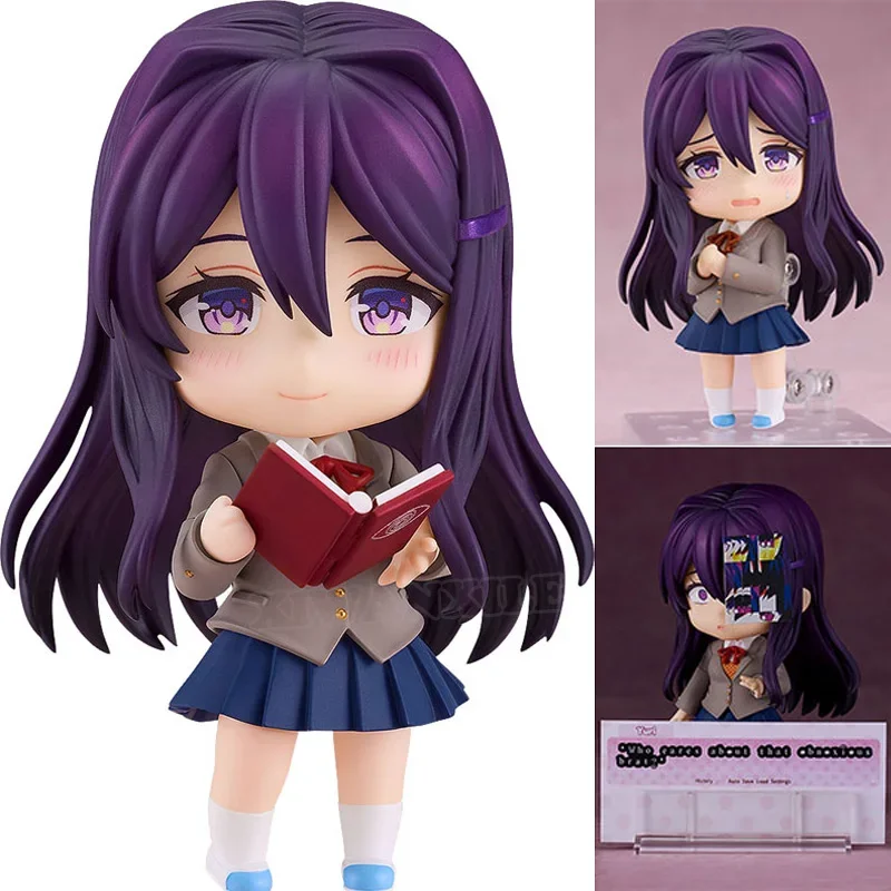 #2283 Doki Doki Literature Club! Yuri Anime Figure Monika Action Figure Sayori/Natsuki Figurine Collectible Model Doll Toys Gift