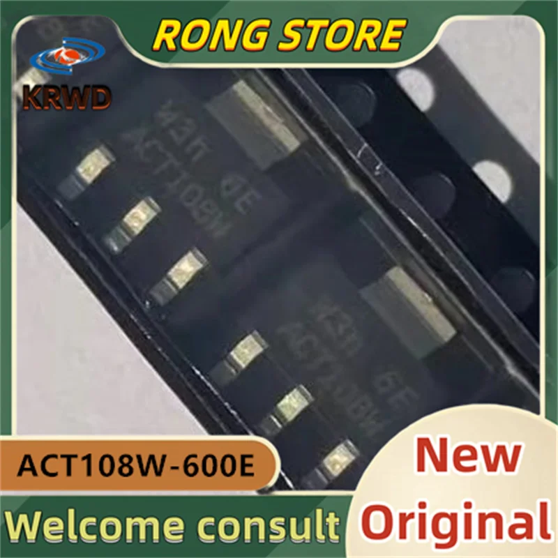 20PCS 108W6E ACT108W  ACT108W-600E  SOT223  New and Original