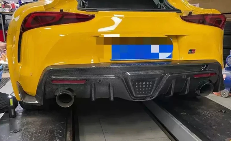 ألياف الكربون المصد الخلفي الشفاه الناشر لتويوتا GR Supra A90 A91 MK5