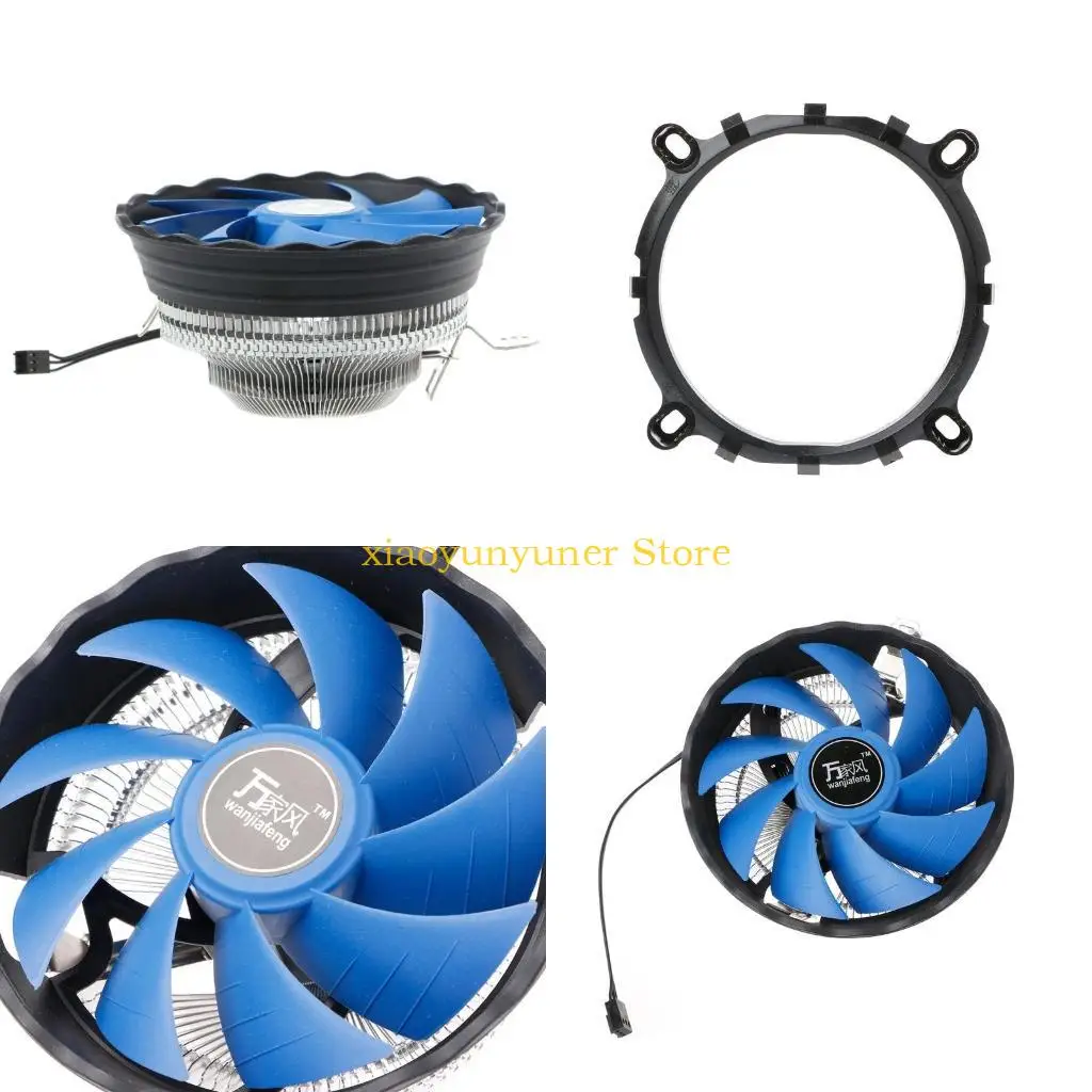 

P9JB 1800RPM Нижний профиль CPU Cooler для для LGA Радиатор шасси 12 см. Большие лезвия ЦП