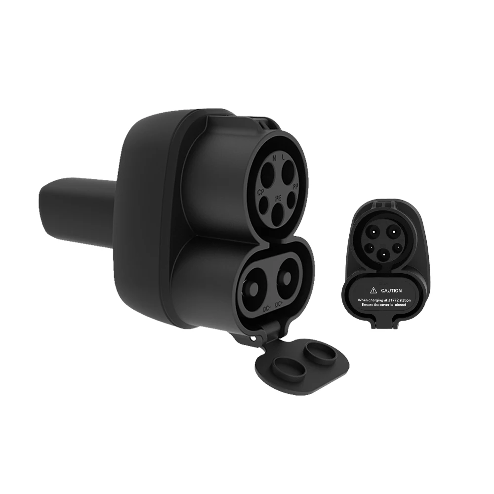 Adaptador do veículo elétrico, conector DC, Super Charger, CCS1, J1772 para Tesla, 250KW, 2 em 1