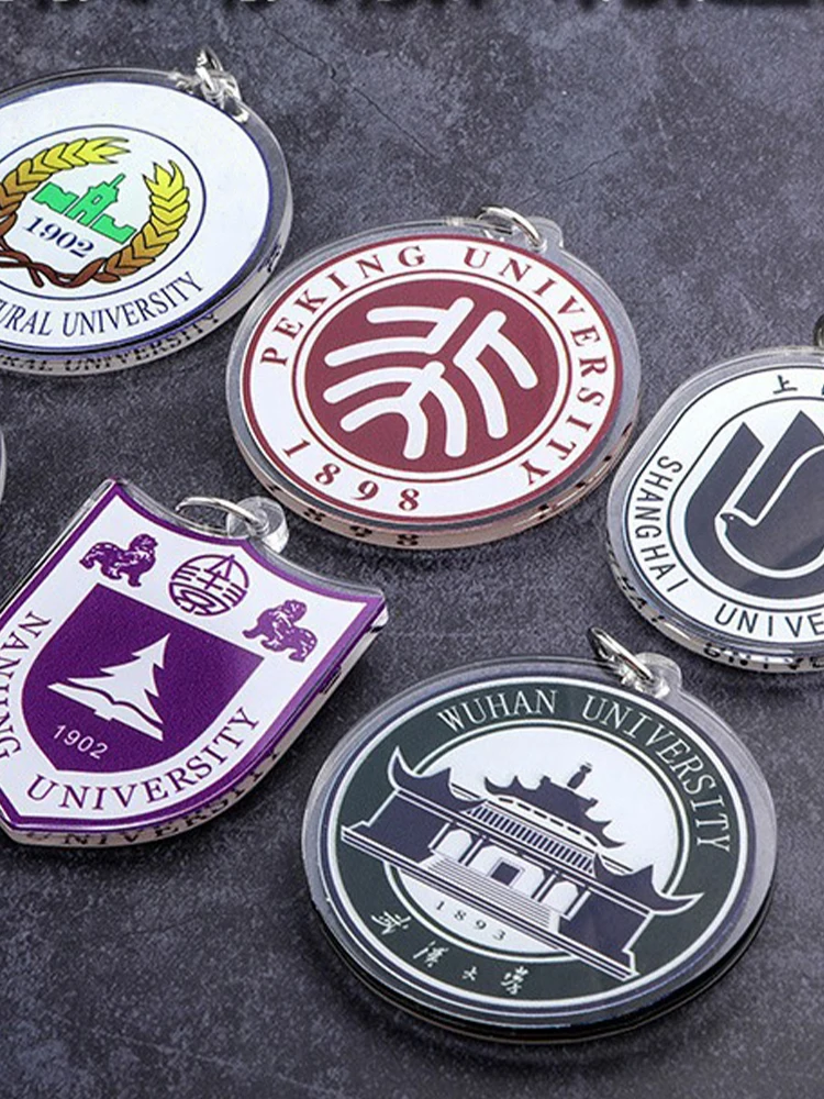 Logo Acrylic Signage  Charm  Lconic Commemorative Pendant  Logo hanging Commemorative pendant University school card