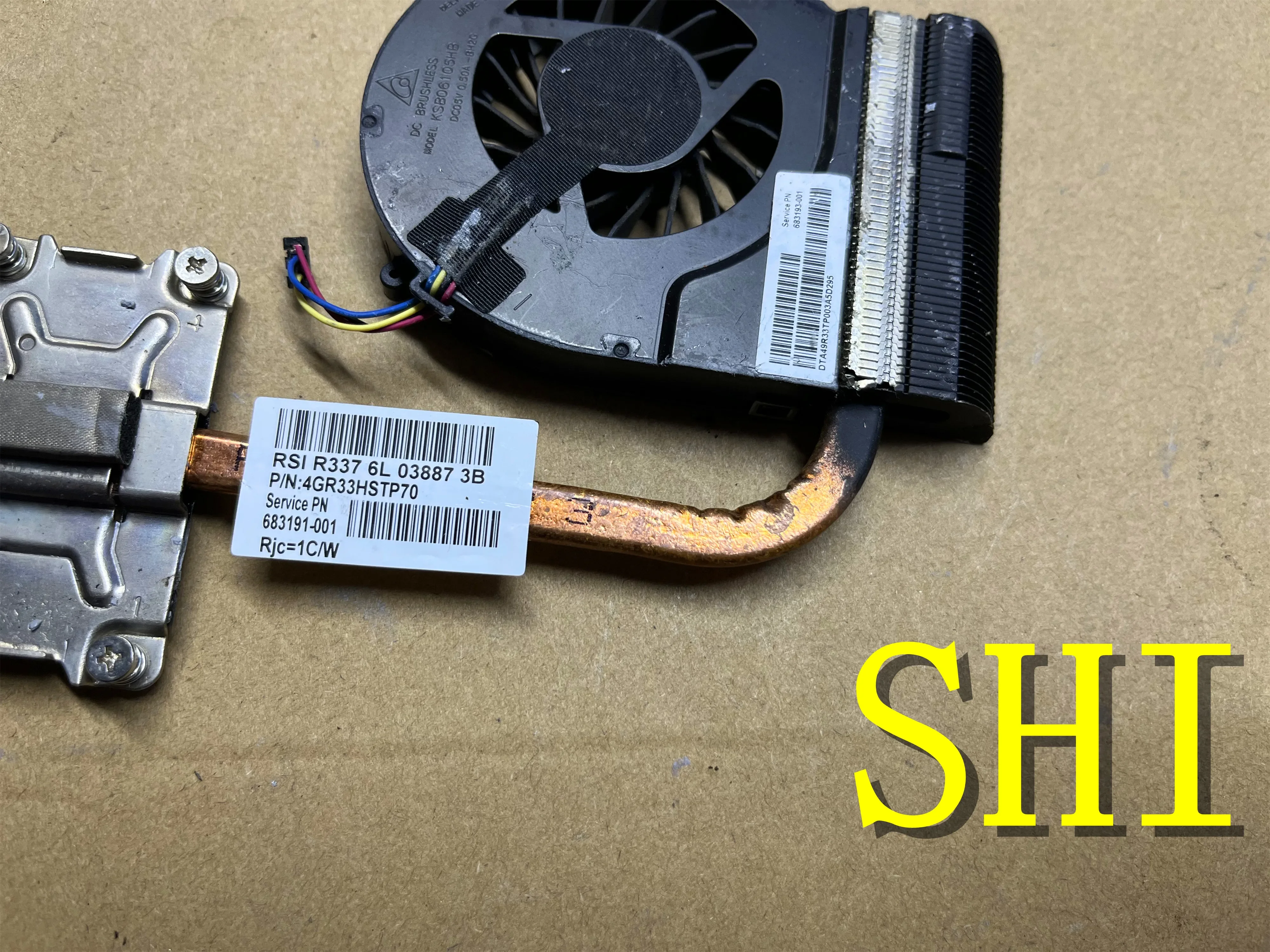 Used Gratis Pengiriman Cooler untuk FOR HP G4-2000 G6-2000 G7-2000 Pendingin CPU Heatsink dan Fan 683191-001 Free Shipping