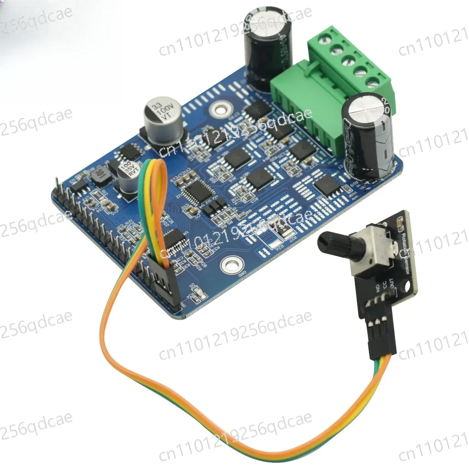 1PCS DC 6V-80V BLDC Three Phase DC Brushless Motor Controller PWM 1600W 20A Hall Motor Module