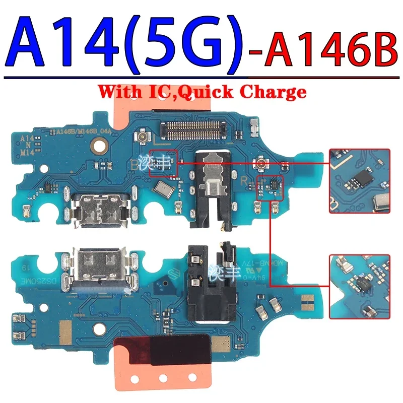 Usb Dock Charger Port for Samsung Galaxy A54 A05 A05S A04 A04E A04S A14 A24 A34 A15 A25 A35 A55 4G 5G Charging Board Module