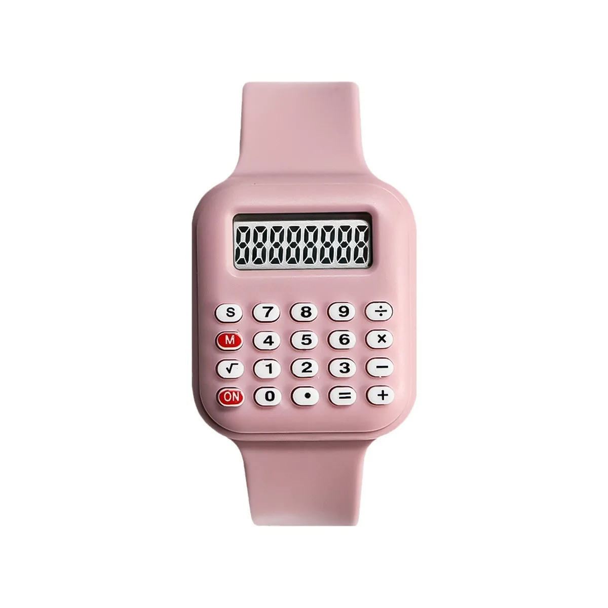 Neue elektronische Taschenrechner-Kinderuhren für Mädchen, Kautschukband, Kinder-Digitaluhr, Schule, Studenten, Herrenuhr – Detail 7