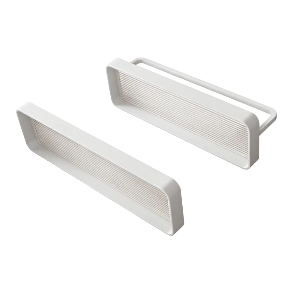 Bathroom Toiletry Rack 2pcs Space Aluminum No Drilling Double Tier Storage Shelf for Towels and Beauty Essentials