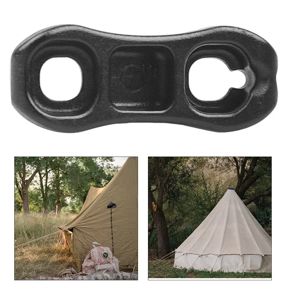 10pcs/pack Triangular Rope Tensioner For Camping Tent Guy Lines Plastic Rope Fixing Buckle Camping Awning Stopper Cord Tensioner