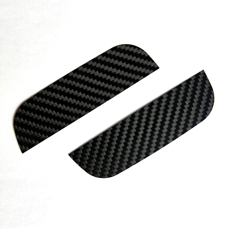 

Brand New Abarth Door Storage Grab Handle Insert Sticker Genuine Carbon Fibre For Abarh 595 695 Fiat 500 2Pcs