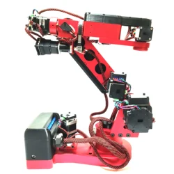 2KG Load 6 DOF Robotic Arm Industrial Desktop AR4 Mechanical Arm for AI Project Training to Stepper Motor ROS Open Source Robot