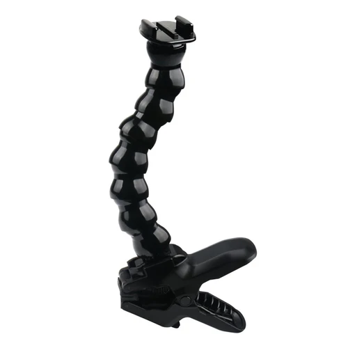 Imagen 2 del producto Soporte de cuello de cisne ajustable para montaje en brazo de abrazadera flexible de mandíbulas para GoPro 11 10 9 SJcam Yi DJI accesorio de soporte de Clip para trípode de Cámara de Acción