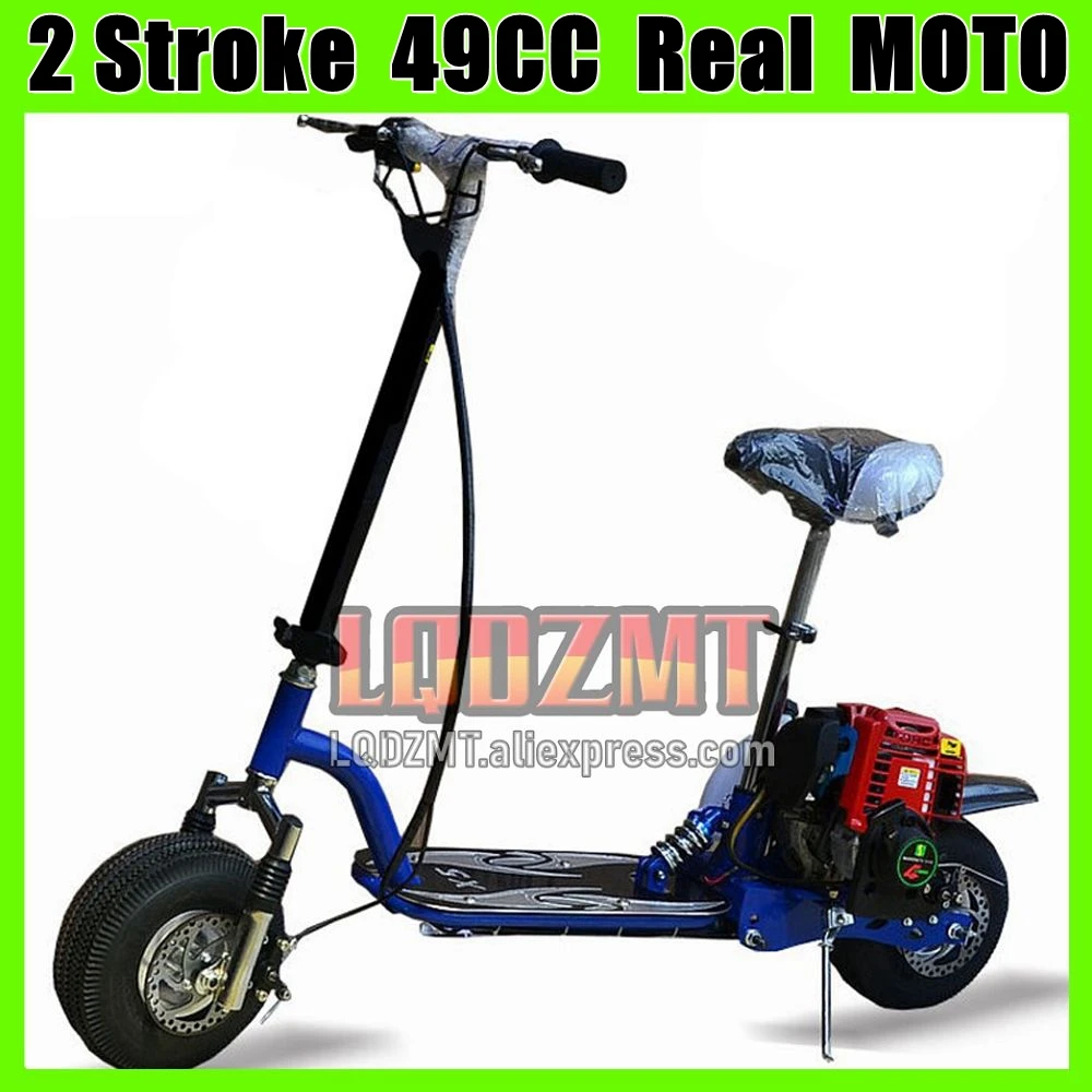 Adult Scooter 49CC 50CC 2Stroke Gasoline Motorcycle Racing MOTO Bike For Children New Year Birthday Holiday Festival Party Gifts