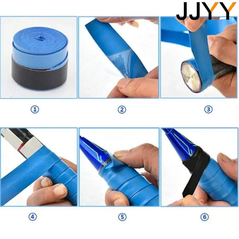 ماصة للرطوبة ومضادة للانزلاق مضرب تنس شريط لحام Overgrip مقبض كرة الريشة تصميم بلوري لتحسين التحكم