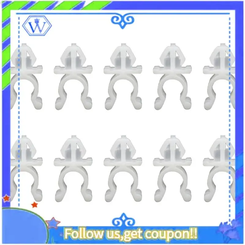 

M46K-10Pcs Car Fasteners Hood Support Rod Support Clamp Fixtures For Nissan Pathfinder Navara Skyline T30 R32 R33 65722-01E00