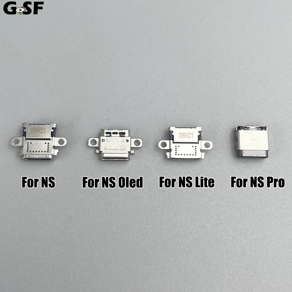 GSF 2-10 шт. гнездовой разъем для зарядки Type-C USB-разъем для переключателя/Lite/Oled/Pro NS, запасные части для консоли
